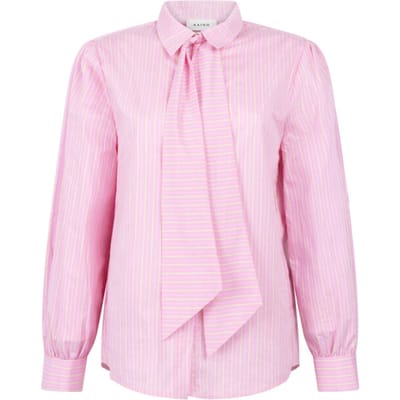 Aaiko Blouse lange mouw fenne colored str