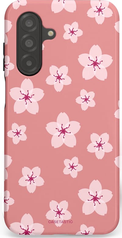 Casetastic Hoesje Geschikt voor Samsung A26 - Stijlvolle Beschermende Duo-layer Case - Roze Sakura Bloesems Elegante Japan Rituals