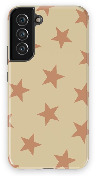 DripCase Hoesje Samsung Galaxy S22 Plus | Sterren Design | Magnetisch Opladen | 2-in-1 Ontwerp | Stars Backcover Amber Dust