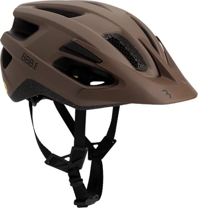 BBB Cycling Dune Mips 3.0 Fietshelm Volwassenen - MTB & Racefiets - Fidlock Sluiting - Inclusief Achterlicht Houder - Mat Koper Bruin - Maat M (55-58cm) - BHE-23