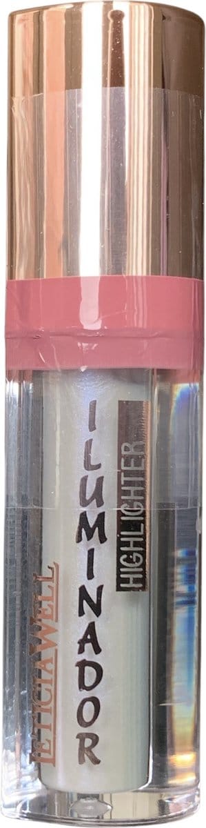 Leticia Well - Vloeibare Highlighter - Met applicator - Make-up - Hartjesvorm - Iriserend - Wit - Nummer 61