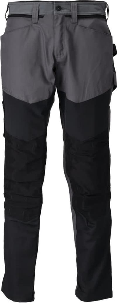 Mascot Customized Broek met kniezakken 22479-230 - steengrijs/zwart - C44 - 76