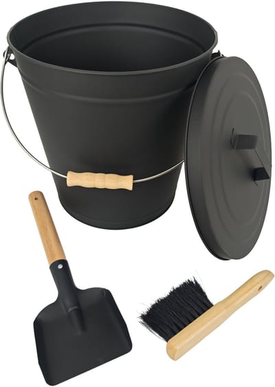 Asemmer - 20 liter - met stoffer en blik
