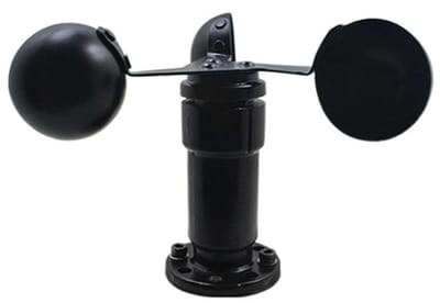 Weerstation - Meteorologische zender - Weersomstandigheden meten - Draadloze buitensensor - 5-in-1 sensor - Wit