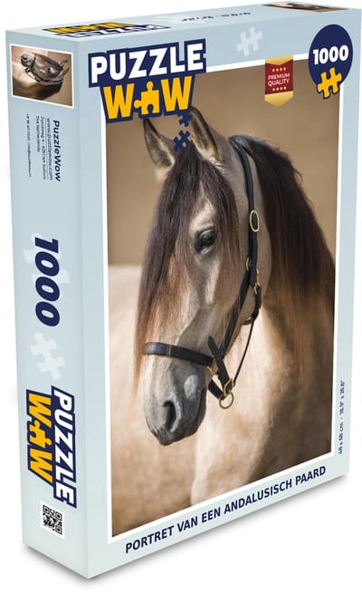 Puzzel Paard - Halster - Bruin - Andalusiër - Legpuzzel - Puzzel 1000 stukjes volwassenen