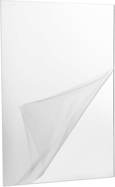 Zelfklevende Spiegel 20 x 30 cm - Flexibele Acryl Spiegel voor Muur en Deur, DIY Decoratie en Volledige Lichaamsweergave