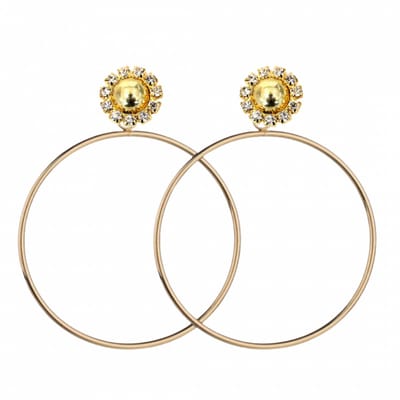 Clip Oorringen-Goudkleurig- geen gaatje- Charme Bijoux