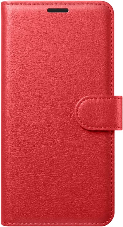 Zanae, Etui Geschikt voor iPhone 5 met Standaard en Magnetische Sluiting, Rood