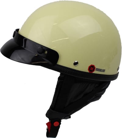 Redbike RB-520 pothelm ivoor wit | retro helm | maat S