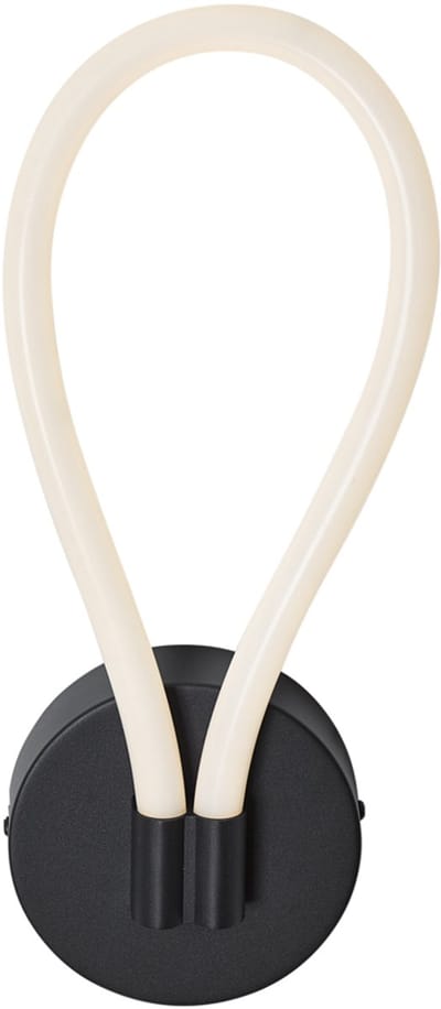 QAZQA keri - Moderne LED Wandlamp voor binnen - 1 lichts - D 5.5 cm - Zwart - Woonkamer | Slaapkamer