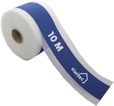 Doucheafdichtingstape 10 m, professionele textielafdichtingstape, afdichtingstape met rubber, waterdichte afdichtingstape voor badkamer, douche, balkon en oppervlakteafdichting