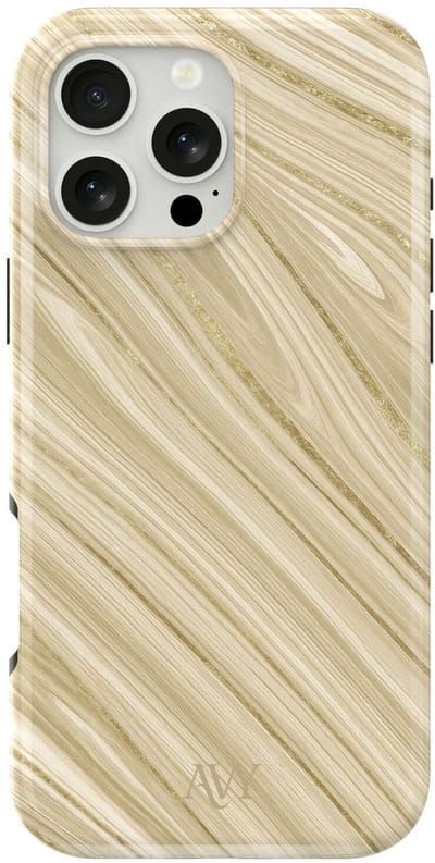 AVY Hard Shell Back Cover | geschikt voor Apple iPhone 16 Pro | Aurum Gold | Compatibel met MagSafe & Qi2