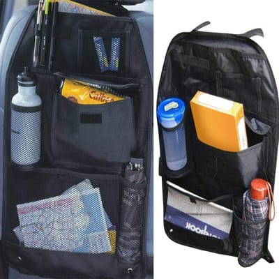 Cosensi- Achterbank Organizer - Hoge Kwaliteit - Opbergtas - Meerdere Vakken - Robuust Nylonweefsel - Grote Capaciteit - Houdt Auto Georganiseerd - Autostoel Organizer