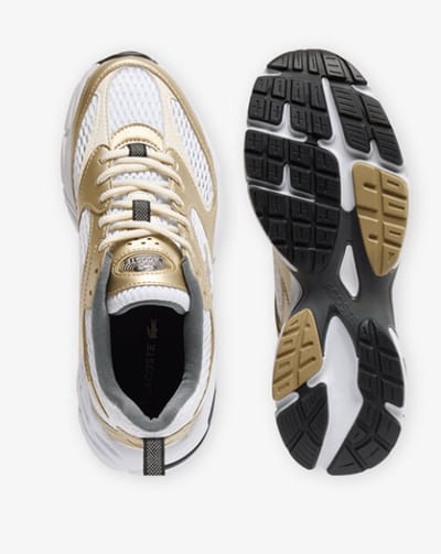 Lacoste Storm 96 Sneaker Wit-Goud