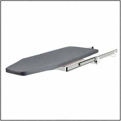 ELVENTO Uittrekbare strijkplank - Kast strijkplank - Opvouwbare strijkplank - Ironing board - 180° draaifunctie - 45 kg belastbaar