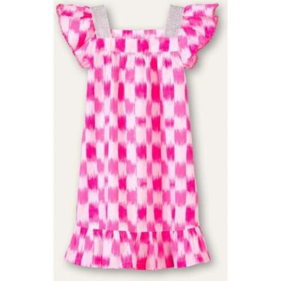 Oilily Doldy Jurk- maat122/7yr Fuchsia Rood