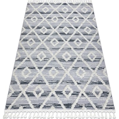 Kleden Rugsx Tapijt SEVILLA Z555A kratka, ruitjes grijs / 80x150 cm