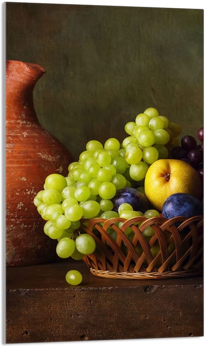 TMK ArtDeko Winogrono - Snijplank - Glas - 30x52cm