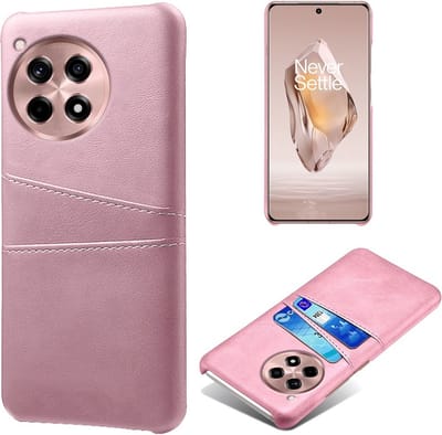 Coverup Hoesje - Geschikt voor OnePlus 12R Hoesje - Coverup Dual Card Back Cover - Rose Gold