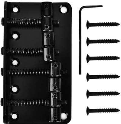 Allecto - Basgitaar Ezel 4 Snaren - Reserveonderdelen voor Elektrische Basgitaar - Metalen Brug - Muziekinstrumenten - Speelgoed en Spelletjes - Ge...