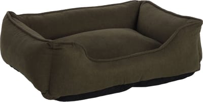 Hondenmand – Zoran Rechthoekig Groen – comfortabele hondenmand met afneembare hoes – S – 65cm