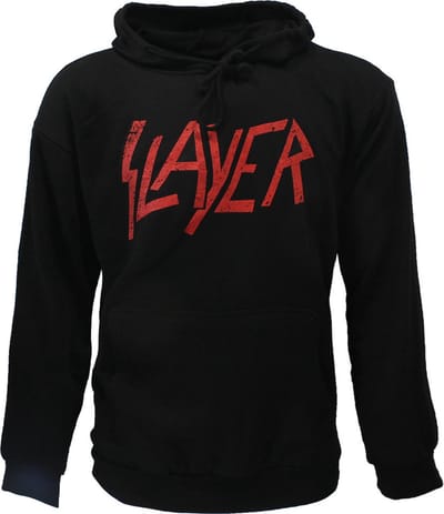 Slayer Distorted Logo Band Hoodie Trui - Officiële Merchandise - S