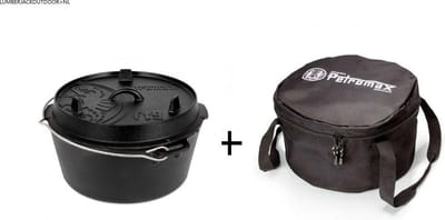 Petromax - Dutch Oven set - FT9-t - ZONDER pootjes + Transporttas