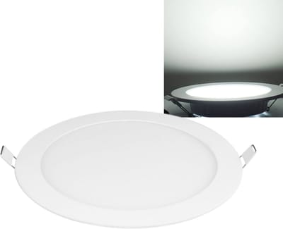 LED Inbouwspot Ronde Ultra Dun Plafondlamp – IP44 Waterdicht – Energiezuinige Verlichting – Gelijkmatige Lichtverdeling – 6000K-6500K Wit Licht – 9W – 1 Stuk