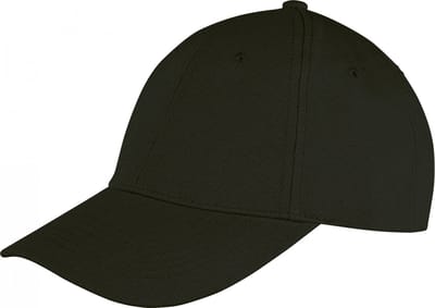 Result Memphis Brushed Cotton Low Profile Cap RH81 - Black - One size