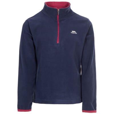 Trespass Kinderen/meisjes Sybil Micro Fleece (Marine / Framboos)