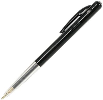 BIC balpen M10 - Clic schrijfbreedte 1.0 mm - Medium punt - Zwart - 50 stuks