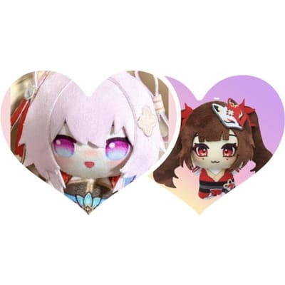Gevuld 10cm Honkai: Star Rail Maart 7de Sparkle Katoenen Pop - Schattige Nunu Pluche Pop - Perfect Verrassingscadeau Voor Kinderen 10cm