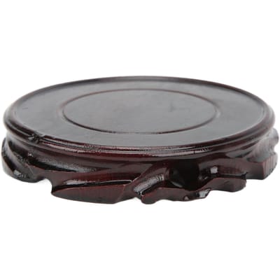Présentoir rond en bois multifonctionnel, style rétro, élégant, pour la décoration de la maison