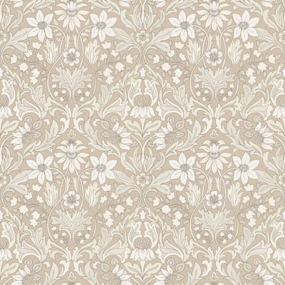 Boråstapeter Vliesbehang 3293 - Timeless Traditions - Klassiek Beige - 53cm x 10.05m
