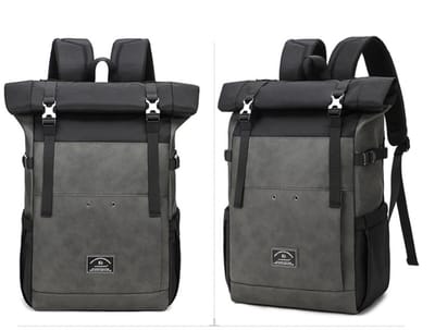 School rugtas - Computer tas-laptoptas-travel tas grijs-multifuntionele tas-laptop rugzak-laptoptas Rugtas - Rugzak -reis tas- Schoudertas - Schooltas-boektas-Voor 15.6-inch laptop formaat