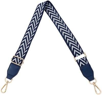 Dailygoods- Schoudertasriem Verstelbaar - Tassenriem - Polyester - Blauw - Geschikt voor Handtassen - 0,84-1,36 m Lang