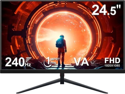 Florixa® Gaming Monitor 240hz - Gaming Monitor -Zwart - ‎‎16cm x 56cm x 42cm; 3.95 kg