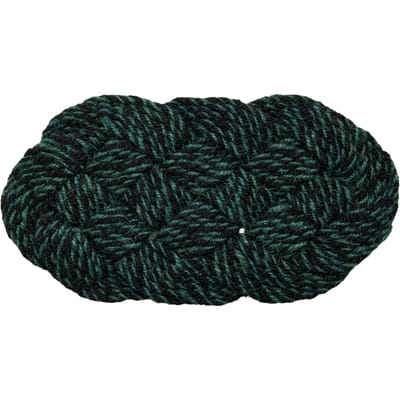 HAY Coco deurmat Swirl - HAYCocoGreenAndBlack