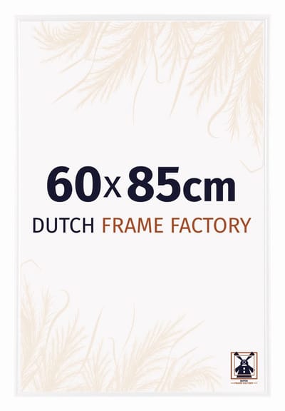 Fotolijst 60x85 cm - Kunststof - Wit Hoogglans - Easy