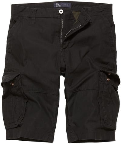 Korte broek - Rowing - Heren - Vintage Industries - XS/30 - Zwart