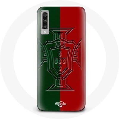 Samsung Galaxy A70 hoesje portugal logo groen en rood