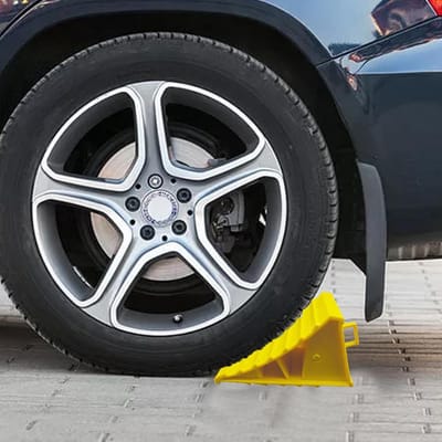 Wielklem - Wielbeveiliging - Voertuigen Stabiliseren - Robuuste ABS Constructie - Compact Design