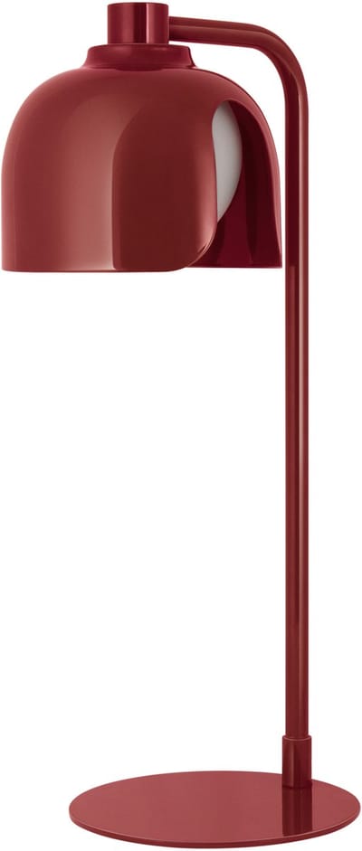 OSRAM DECOR Corolle Tafellamp, Rood Metaal Glas, G9 Versie, Textielkabel, Retro stijl