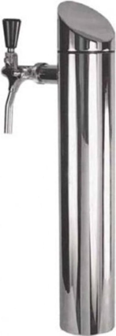 Tapzuil - Bierzuil - Biertapzuil - Tapbiertoren - Beertower - mat geborsteld, 2-kraans