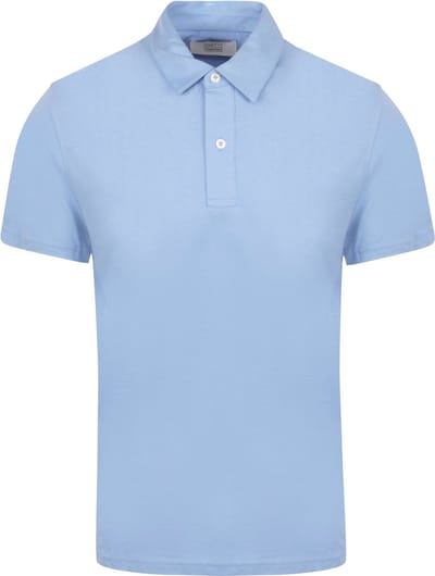 King Essentials The James Poloshirt Mid Blauw - Maat S - Heren - Polo shirt Heren met Korte mouw