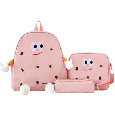 Cookies Kleine Rugzak voor Vrouwen Japanse Ins Stijl Zacht en Schattig Cartoon Schattige Schooltas Basisschool Rugzak Vrouwelijke Studenten Rugzak