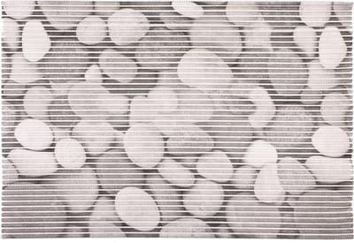 Differnz multi mat - stones - 100% PVC - 65 x 45 cm - grijs