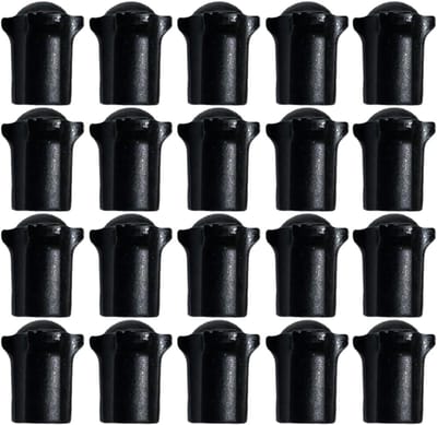 Rubberen Doppen - Meubelbeschermers - Vloeren Beschermen - Antislip Handgreep - 20 Stuks - Zwart
