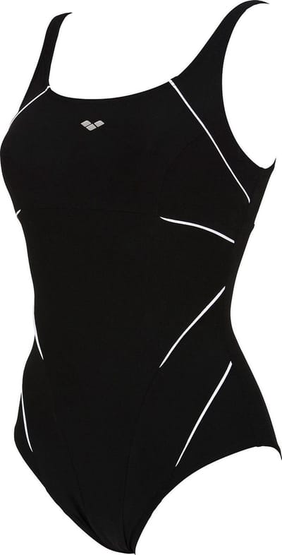 ARENA - Badpak - W Jewel One Piece Low C Cup black-white - 42 (XL)
