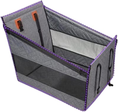 Hondenstoelmat Auto - Hondenmand Achterbank - Veilig Vervoeren Hond - Robuuste Stevige Constructie - 56 x 56 x 5 cm